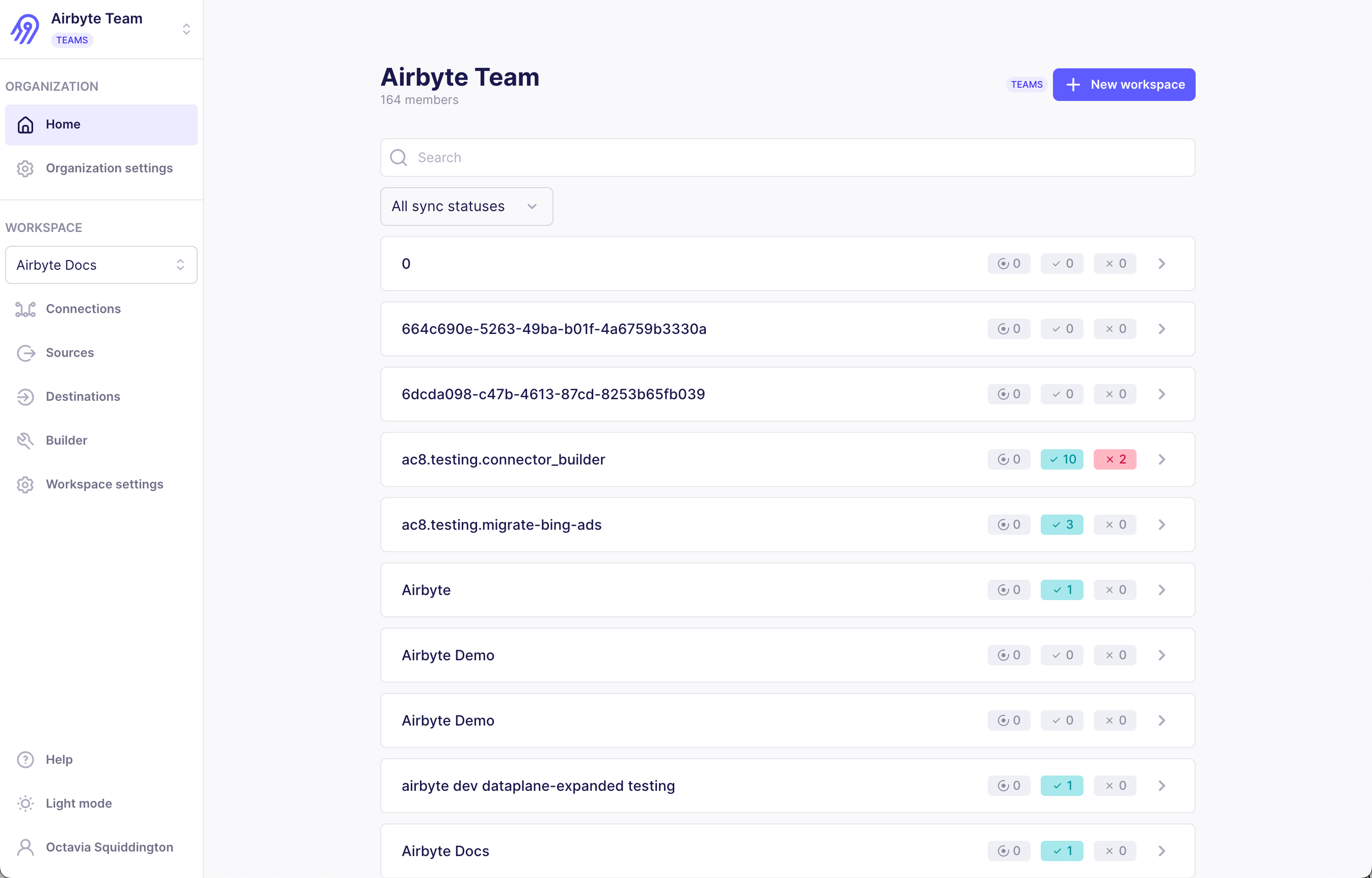 Organization home page